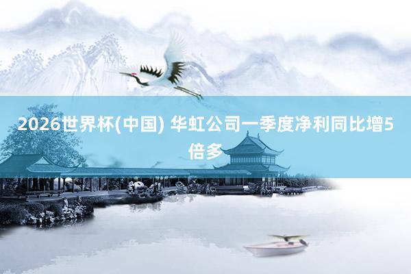 2026世界杯(中国) 华虹公司一季度净利同比增5倍多